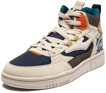 이례없는 엑스텝 마스터 하이탑 '베이지 아쿠아 블루' 11122301233-403 Shop 이례없는 엑스텝 마스터 하이탑 '베이지 아쿠아 블루' 11122301233-403