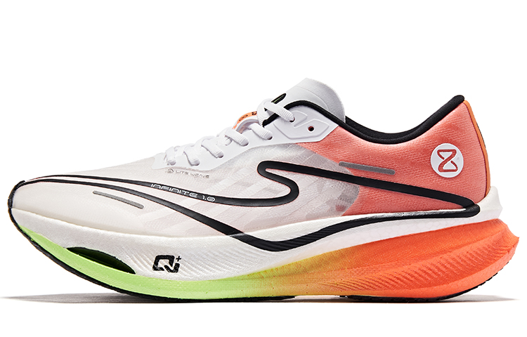 ERKE Xtep Verge 1.0 'Qi Technology - White Orange Green Black' 11123203262-008
