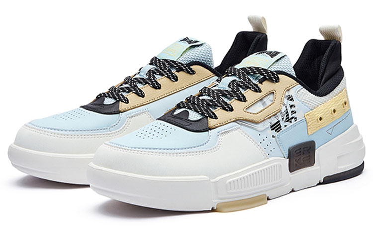 Order ERKE XTEP Wanke Retro Cómodo Low-Top 'Gris Azul' 51122101287-102