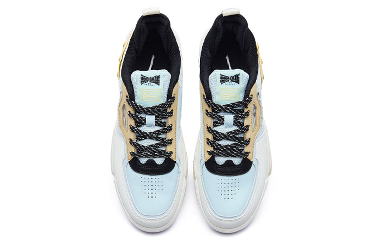 Lookbook ERKE XTEP Wanke Retro Cómodo Low-Top 'Gris Azul' 51122101287-102