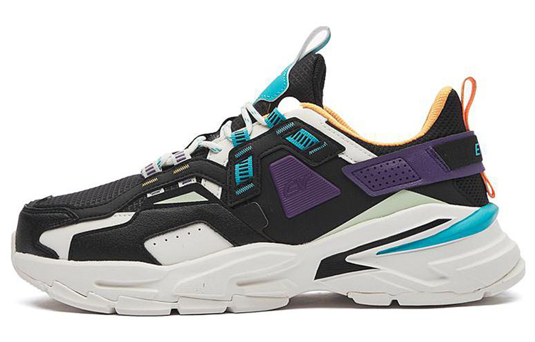 ERKE Xtep Yilong 'Black Blue'