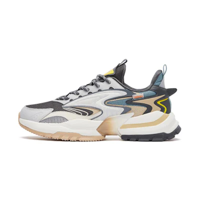 ERKE Xun 'Cong Rong CMFT Breathable Dad Shoes White Grey'