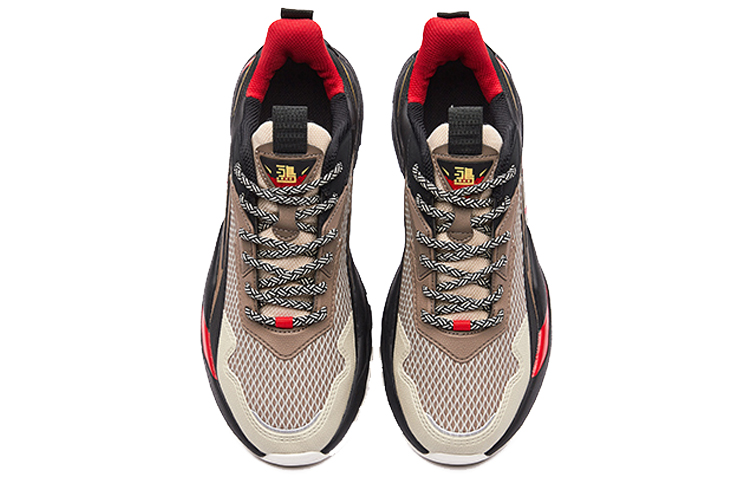 ERKE Xun Series 'Taotie Mesh Breathable Dad Shoe Linen Red' 圖 4