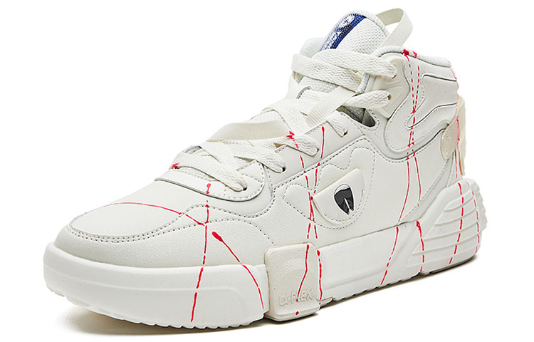 Order 鸿星尔克 宜人之夏 x 红星奇丹 高帮 '白红' 11122301310-001