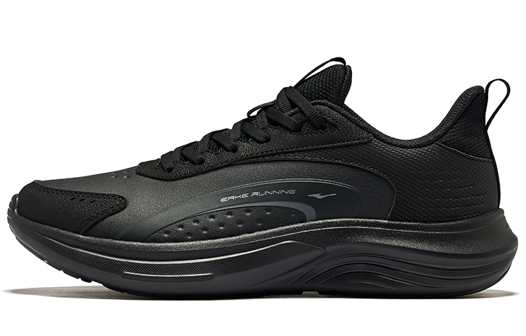 ERKE Yunzhu Black Warrior Water-Resistant Running Shoes Black 51124403126-005