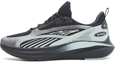 ERKE Zhuifeng 'Black Knit Mesh Breathable Low-Top Running' 51122103294-001 ERKE Zhuifeng 'Black Knit Mesh Breathable Low-Top Running' 51122103294-001