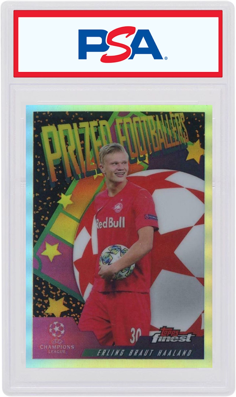 Erling Braut Haaland 2019 Topps Finest UEFA Champions League Prized Footballers PF-EHA