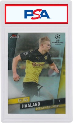 Erling Braut Haaland 2019 Topps Finest UEFA Champions League Refractor #91 Buy Erling Braut Haaland 2019 Topps Finest UEFA Champions League Refractor #91