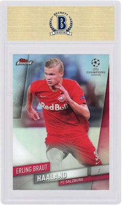 Erling Braut Haaland 2019 Topps Finest UEFA Champions League Refractor #116 Order Erling Braut Haaland 2019 Topps Finest UEFA Champions League Refractor #116
