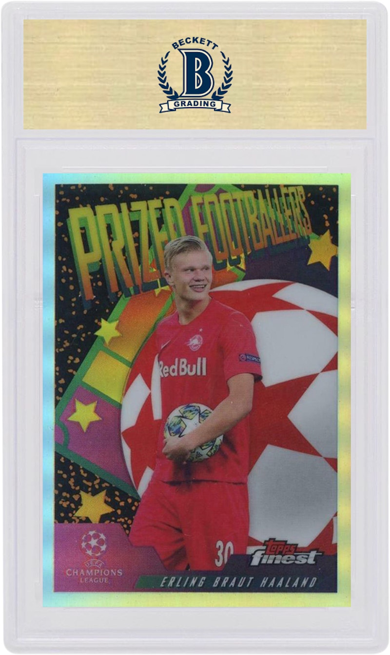 Order Erling Braut Haaland 2019 Topps Finest UEFA Champions League Prized Footballers PF-EHA