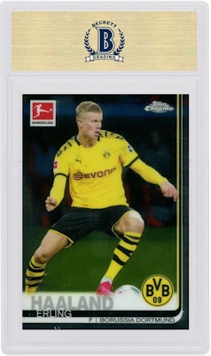 Erling Haaland 2019 Topps Chrome Bundesliga Rookie #72 Order Erling Haaland 2019 Topps Chrome Bundesliga Rookie #72