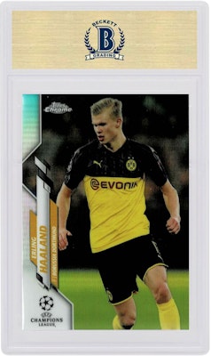 Erling Haaland 2019 Topps Chrome UEFA Champions League Refractor #74 Order Erling Haaland 2019 Topps Chrome UEFA Champions League Refractor #74