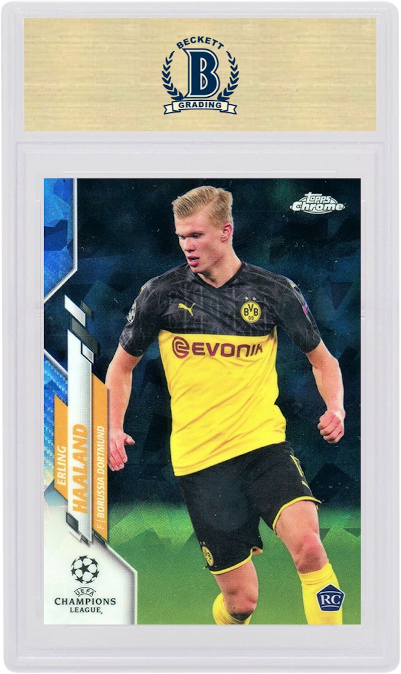 Erling Haaland 2019 Topps Chrome UEFA Sapphire Rookie #74 圖 2