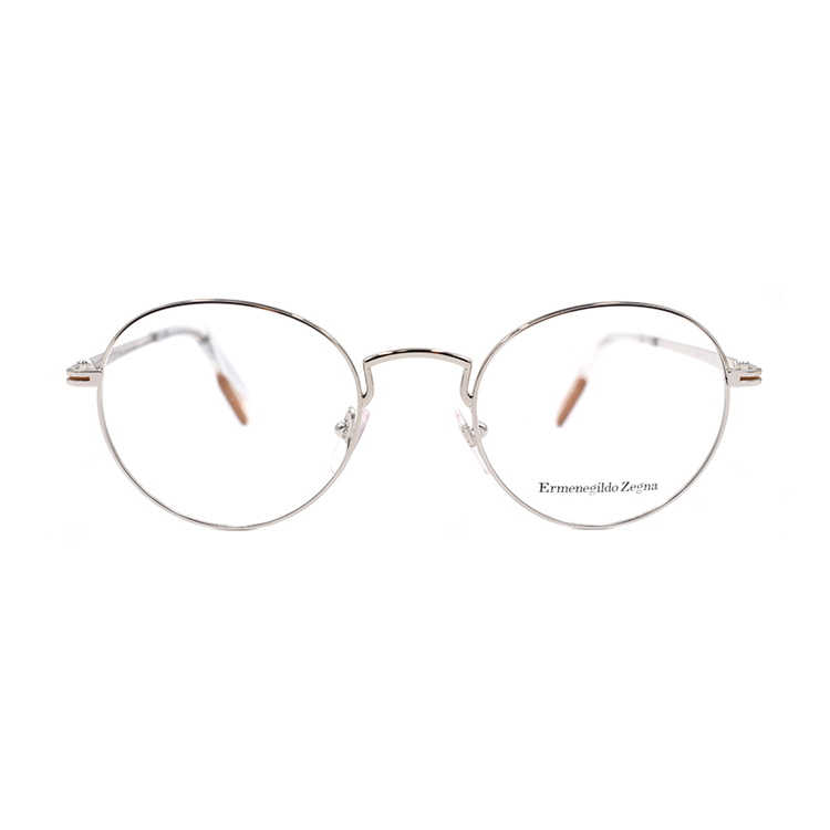 Order Ermenegildo Zegna EZ5 圓框銀色經典男士眼鏡 EZ5205 016