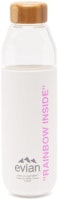 EVIAN BY VIRGIL ABLOH x SOMA Rainbow Inside Refillable Glass Water Bottle White/Purple EVIAN BY VIRGIL ABLOH x SOMA Rainbow Inside Refillable Glass Water Bottle White/Purple