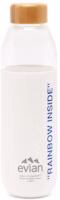 EVIAN BY VIRGIL ABLOH x SOMA Rainbow Inside Refillable Glass Water Bottle White/Dark Blue EVIAN BY VIRGIL ABLOH x SOMA Rainbow Inside Refillable Glass Water Bottle White/Dark Blue