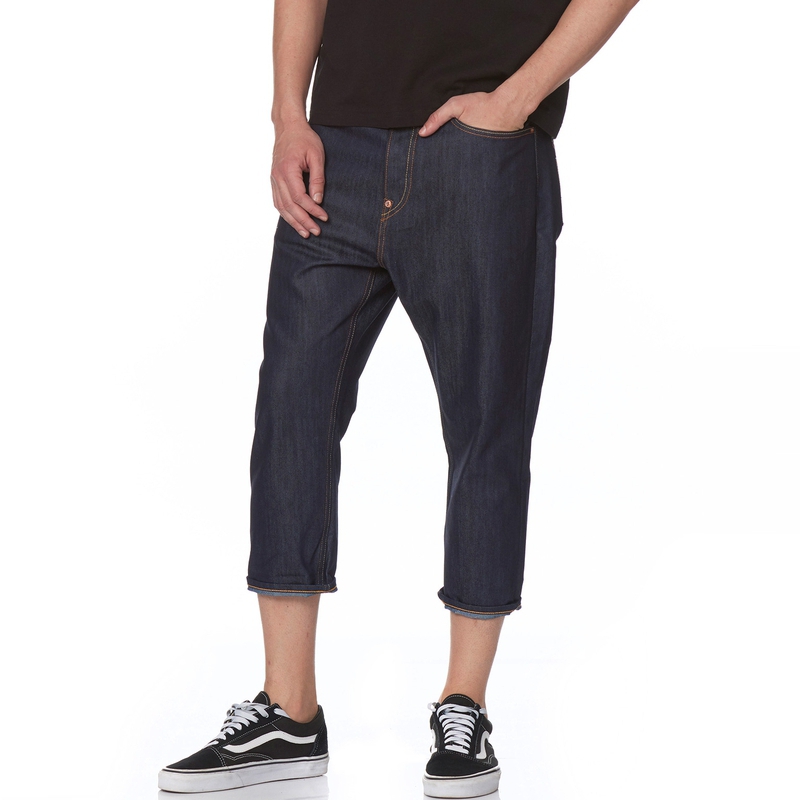 EVISU 19SS  Summer Denim Blue 3/4 Jeans with Brocade Pocket 1ESHTM9JE13727 圖 5