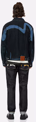 EVISU 2024 秋冬海鷗寬鬆牛仔外套 黑色全版牛仔布. 2EAHTM4DJ1005RXDN Sizing EVISU 2024 秋冬海鷗寬鬆牛仔外套 黑色全版牛仔布. 2EAHTM4DJ1005RXDN