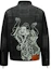 Order EVISU 2024 FW Buddha Print Relaxed Fit Denim Biker Jacket 2EAHTM4DJ1007RXDN