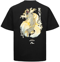 EVISU 2024 FW Oversized Tee with Embroidered Seagull & Koi Print. 2EAHTM4TS7068RXCT EVISU 2024 FW Oversized Tee with Embroidered Seagull & Koi Print. 2EAHTM4TS7068RXCT