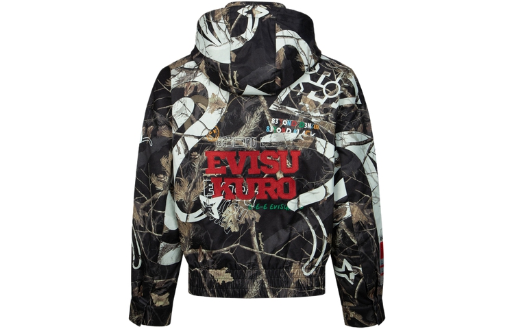 Order EVISU 23秋冬全印花标志连帽夹克男士多色款。 2EAGNM3JK5295OSCT