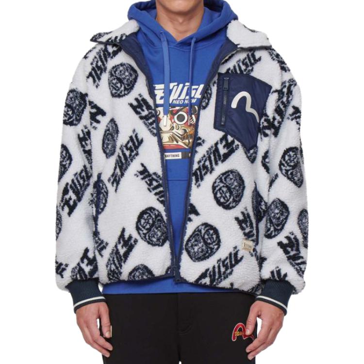 EVISU  Autumn/Winter Geometric Pattern Logo Dharmic Jacket. 2EAHTM1JK719RXSH 圖 4