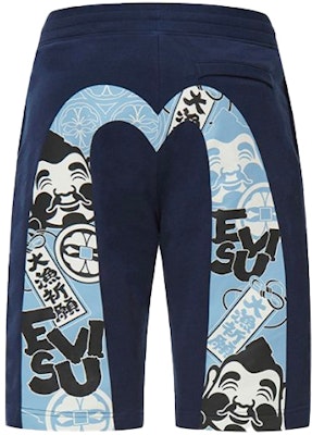 EVISU Big M Buddha Logo Celana Pendek Kasual - Biru Tua 2ESHTM1ST424XX Buy EVISU Big M Buddha Logo Celana Pendek Kasual - Biru Tua 2ESHTM1ST424XX