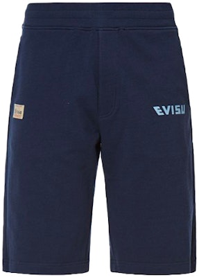 EVISU Big M Buddha Logo Celana Pendek Kasual - Biru Tua 2ESHTM1ST424XX Lookbook EVISU Big M Buddha Logo Celana Pendek Kasual - Biru Tua 2ESHTM1ST424XX