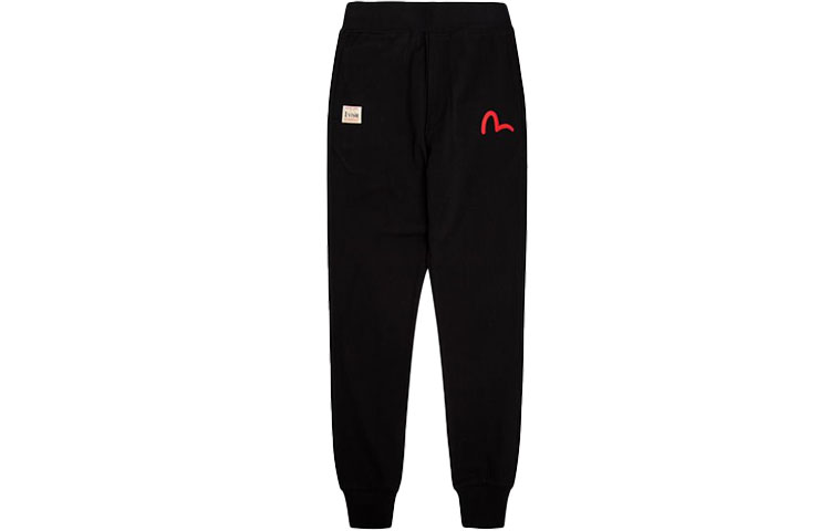 EVISU  Big M Print Knit Jogger Pants Black - Da Yu Kiwan Festival Edition. 2ESHTM1SP468XX 圖 3