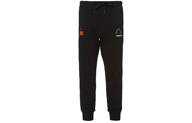 Lookbook EVISU 黑色迷彩印花直筒運動休閒長褲 1ESHTM9SP325XX