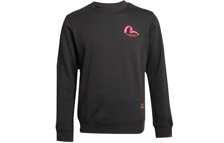 Lookbook EVISU 黑色刺繡迷你達摩圖標圓領衛衣 1EAHTM9SW329XX