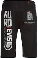 EVISU Black Denim Shorts with Embroidered Logo. 1ESGNM9DS262XX EVISU Black Denim Shorts with Embroidered Logo. 1ESGNM9DS262XX