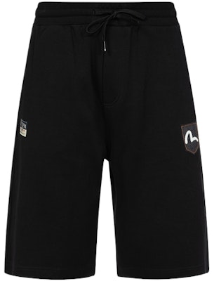 EVISU Celana Pendek Kasual Hitam dengan Pinggang Elastis dan Tali Serut. 2ESHTM4ST7095RXCT Buy EVISU Celana Pendek Kasual Hitam dengan Pinggang Elastis dan Tali Serut. 2ESHTM4ST7095RXCT