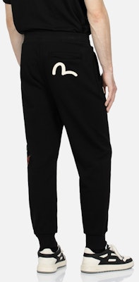 EVISU 黑色日向火男祭典印花修身休閒褲 2EAHTM3SP1085XXCT Purchase EVISU 黑色日向火男祭典印花修身休閒褲 2EAHTM3SP1085XXCT