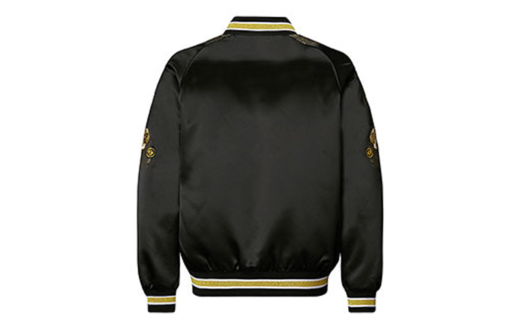 EVISU  Black Jacket with Gold Embroidered Oni Head Design 1EAADM9JK194XX 圖 3