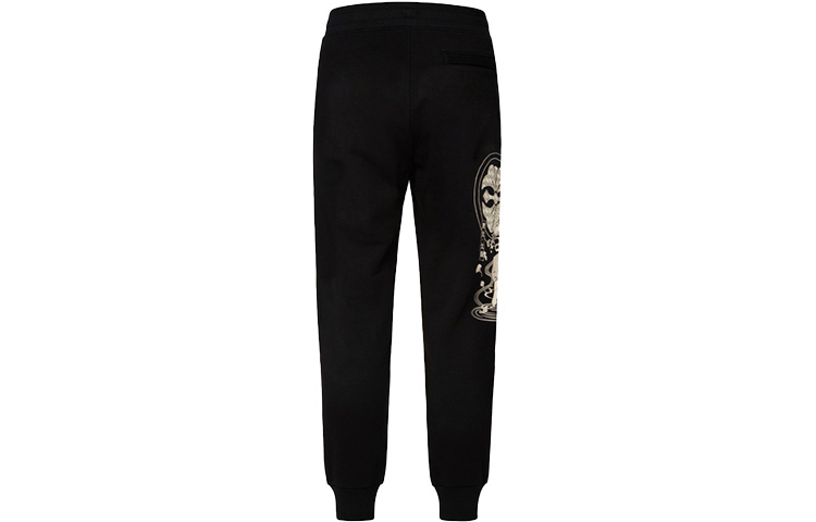 EVISU  Black Joggers with Fishing Monk Buddha Print. 2EAHTM2SP352XXCT 圖 3