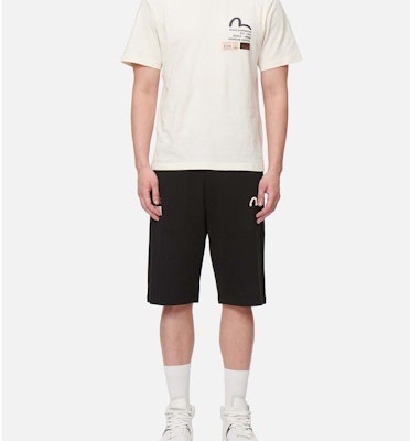 エヴィス ブラック ミッドウエスト アスレチックショーツ カラーブロックMロゴ付き 2ESHTM2ST332XXCT Purchase エヴィス ブラック ミッドウエスト アスレチックショーツ カラーブロックMロゴ付き 2ESHTM2ST332XXCT