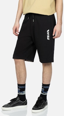 EVISU 黑色短裤 大号达摩鼓印花 2ESHTM3ST318XXCT Purchase EVISU 黑色短裤 大号达摩鼓印花 2ESHTM3ST318XXCT