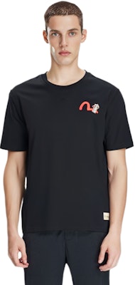 EVISU Camiseta Negra con Daikokuten, Gran M y Estampado de Cabeza de Buda. 2ESHTM1TS620XX Shop EVISU Camiseta Negra con Daikokuten, Gran M y Estampado de Cabeza de Buda. 2ESHTM1TS620XX