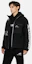 Shop EVISU Black Zip-Up Jacket with Multi-Pattern Plush Regular Fit 2EAGNM3JK5012XXPQ
