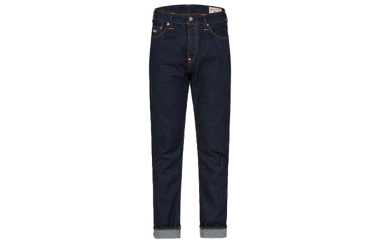 EVISU  Brushstroke M Laser Print Denim Jeans - Denim Blue 2EAHTM1JE99217CT 圖 3