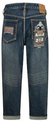 EVISU 佛頭與海鷗印花藍色牛仔褲 2EAHTM4JE8010RXDP Order EVISU 佛頭與海鷗印花藍色牛仔褲 2EAHTM4JE8010RXDP