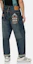 Purchase EVISU 佛頭與海鷗印花藍色牛仔褲 2EAHTM4JE8010RXDP