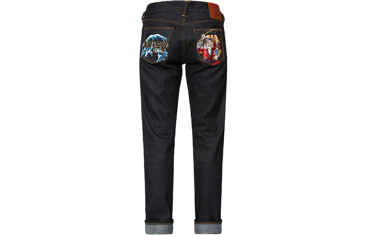EVISU  Buddha Head Logo Jeans - Denim Blue 2EAHTM2JE11010CT 圖 2