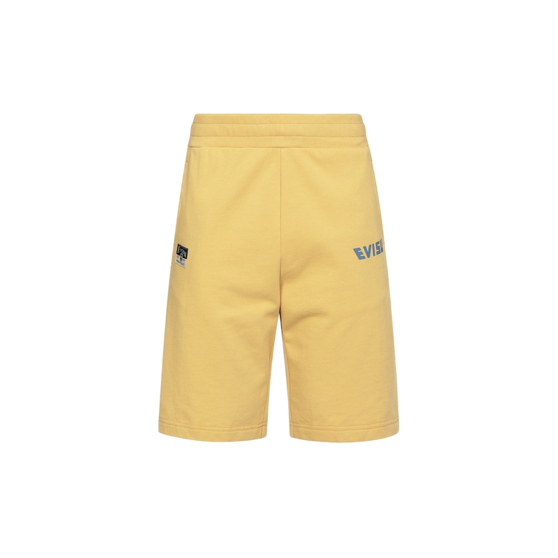 Sizing EVISU 仏頭ロゴプリントカジュアルショーツ 2ESHTM4ST1064XXCT