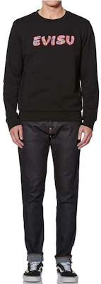 EVISU Buddha Seagull M Cetak Denim Jeans - Biru 2EAADM0JE91617 Shop EVISU Buddha Seagull M Cetak Denim Jeans - Biru 2EAADM0JE91617