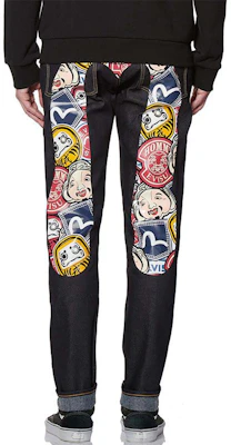 EVISU Buddha Seagull M Cetak Denim Jeans - Biru 2EAADM0JE91617 Cheap EVISU Buddha Seagull M Cetak Denim Jeans - Biru 2EAADM0JE91617