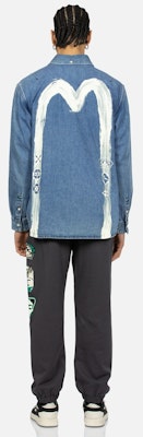 EVISU Kemeja Butang dengan Logo M Besar dan Corak Bunga. 2ESHTM4DL1015RXDN Details for EVISU Kemeja Butang dengan Logo M Besar dan Corak Bunga. 2ESHTM4DL1015RXDN