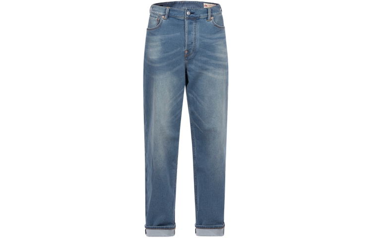 EVISU  Button Jeans with Floral Logo Print. 2ESHTM4JE1041RXKD 圖 3