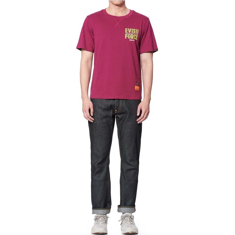 EVISU  Camouflage Big M Print Denim Jeans in Blue 1EAHTM9JE91208 圖 7